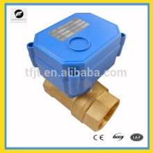 3wires control female thread brass motorized water ball valve for water treatment system,water leak detection system